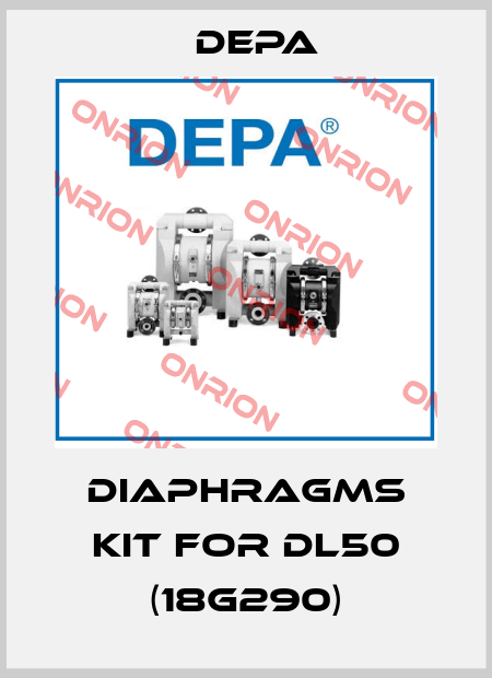 diaphragms kit for DL50 (18G290) Depa