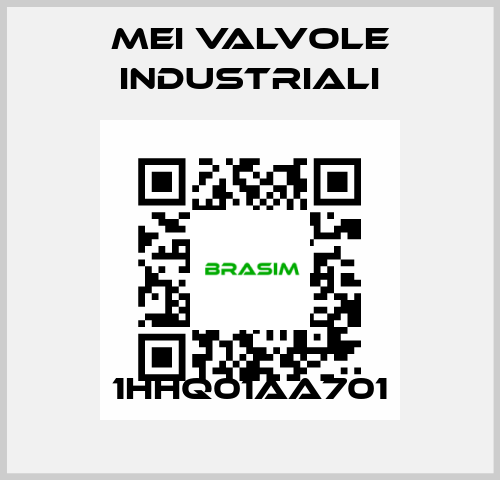 1HHQ01AA701 MEI VALVOLE INDUSTRIALI