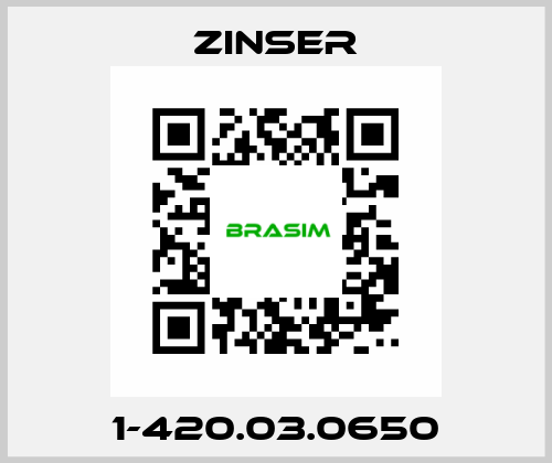 1-420.03.0650 Zinser