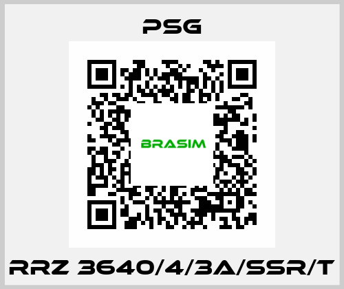 RRZ 3640/4/3A/SSR/T PSG