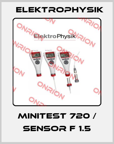 MiniTest 720 / Sensor F 1.5 ElektroPhysik