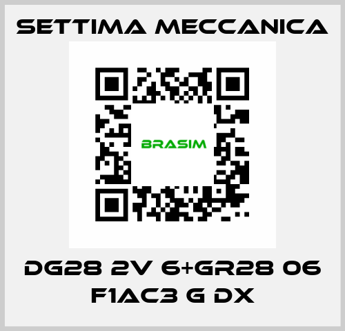 DG28 2V 6+GR28 06 F1AC3 G DX Settima Meccanica