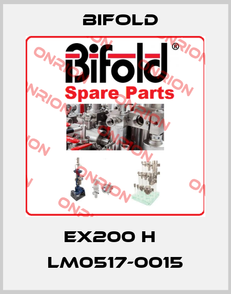EX200 H   LM0517-0015 Bifold