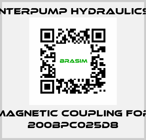 magnetic coupling for 200BPC025D8 Interpump hydraulics