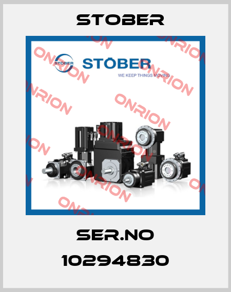 Ser.No 10294830 Stober