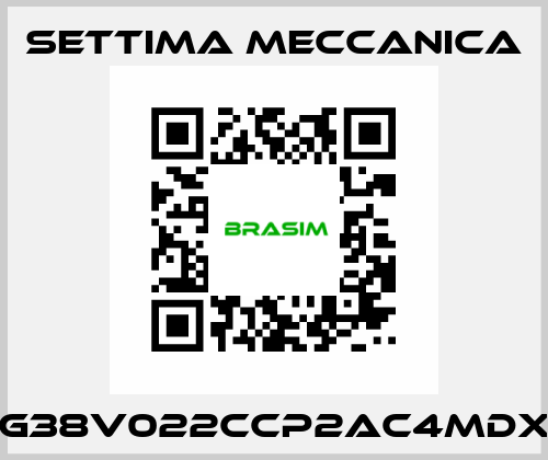 G38V022CCP2AC4MDX Settima Meccanica