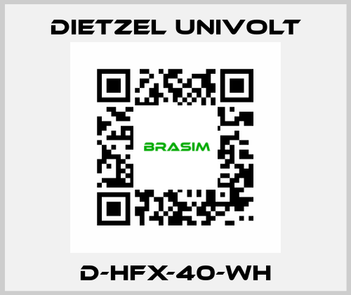 D-HFX-40-WH Dietzel Univolt