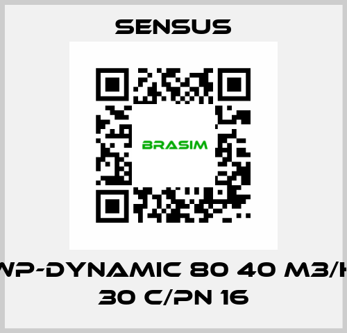 Wp-Dynamic 80 40 m3/h 30 c/PN 16 Sensus