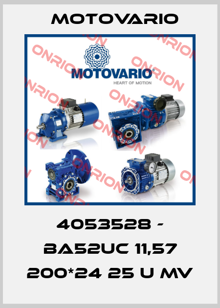 4053528 - BA52UC 11,57 200*24 25 U MV Motovario