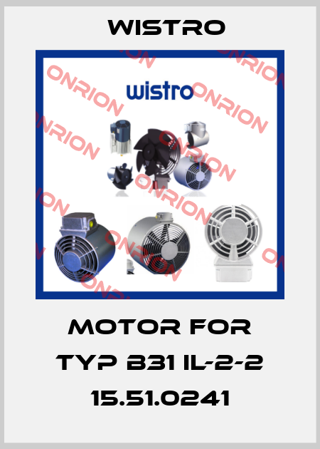 Motor for Typ B31 IL-2-2 15.51.0241 Wistro