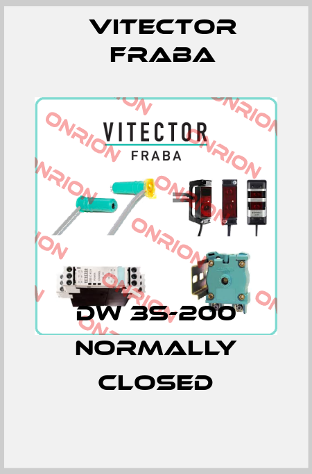 DW 3S-200 normally closed Vitector Fraba