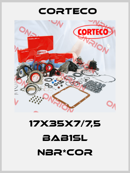 17X35X7/7,5 BAB1SL NBR*COR Corteco