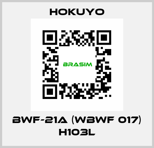 BWF-21A (WBWF 017) H103L Hokuyo