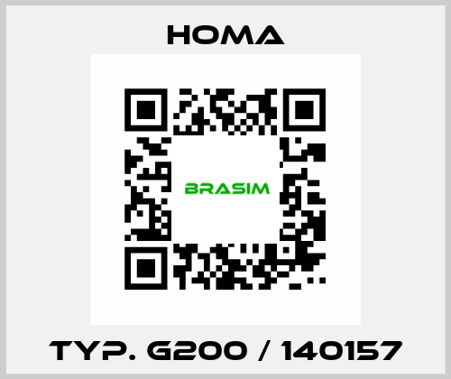 Typ. G200 / 140157 HOMA