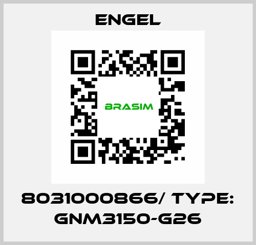 8031000866/ TYPE: GNM3150-G26 ENGEL