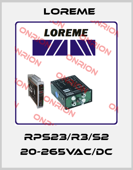RPS23/R3/S2 20-265VAC/DC Loreme