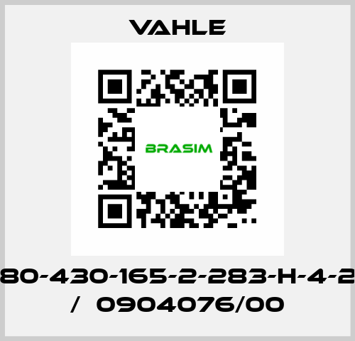 280-430-165-2-283-H-4-25 /  0904076/00 Vahle