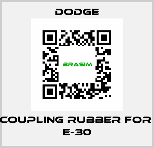 COUPLING RUBBER for  E-30 Dodge