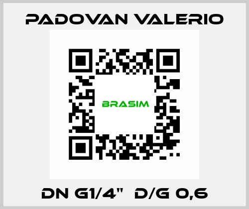 DN G1/4"  D/G 0,6 PADOVAN VALERIO