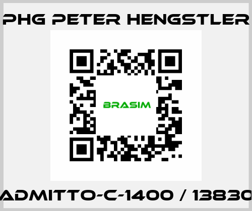 ADMITTO-C-1400 / 13830 phg Peter Hengstler