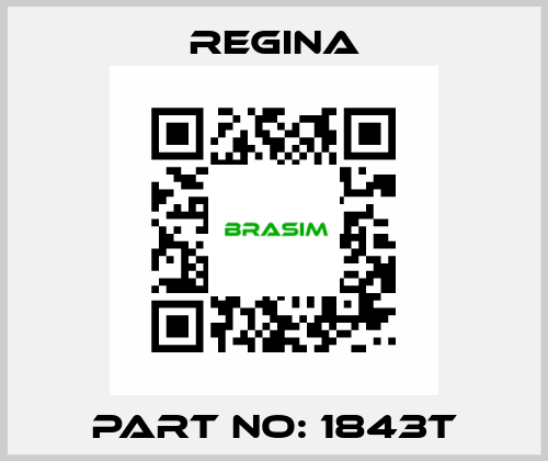 Part no: 1843T Regina