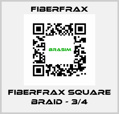 Fiberfrax Square Braid - 3/4 Fiberfrax