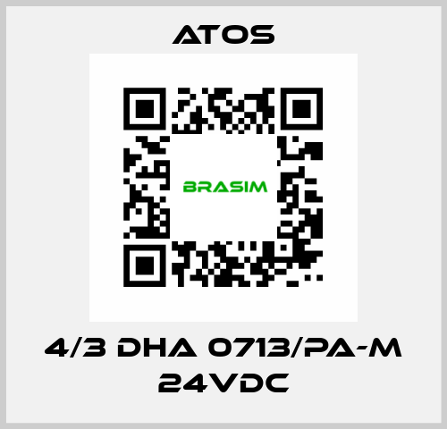 4/3 DHA 0713/PA-M 24VDC Atos