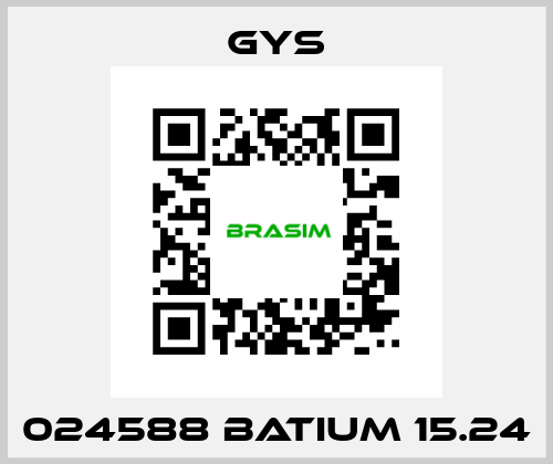 024588 BATIUM 15.24 GYS