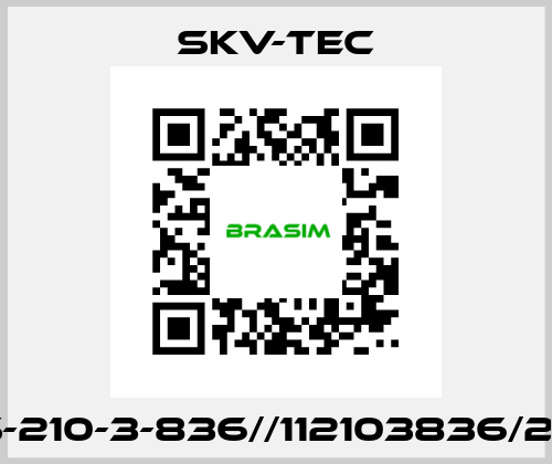 SKV-NS-210-3-836//112103836/21101320 SKV-tec