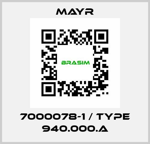 7000078-1 / Type 940.000.A Mayr