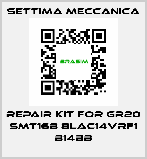 Repair kit for GR20 SMT16B 8LAC14VRF1 B14BB Settima Meccanica