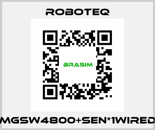 MGSW4800+SEN*1WIRED Roboteq