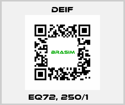 EQ72, 250/1 А Deif