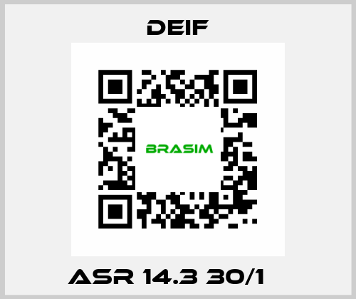 ASR 14.3 30/1 А Deif