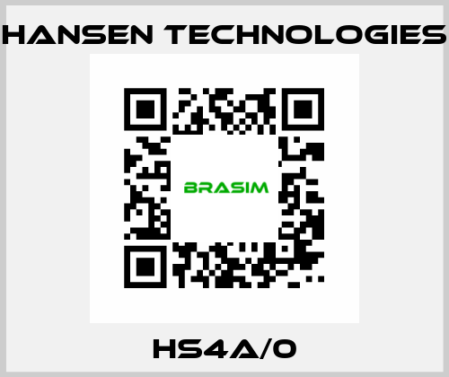 HS4A/0 HANSEN TECHNOLOGIES