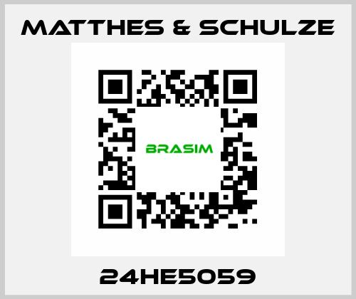 24HE5059 MATTHES & SCHULZE