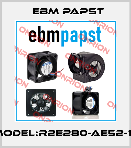 Model:R2E280-AE52-17 EBM Papst