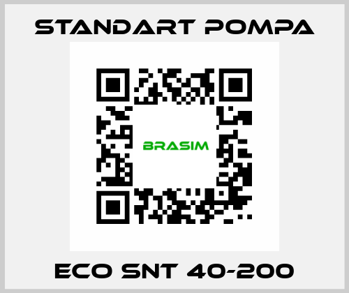 ECO SNT 40-200 STANDART POMPA