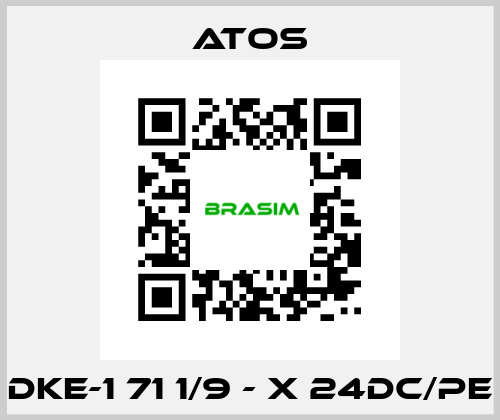DKE-1 71 1/9 - X 24DC/PE Atos