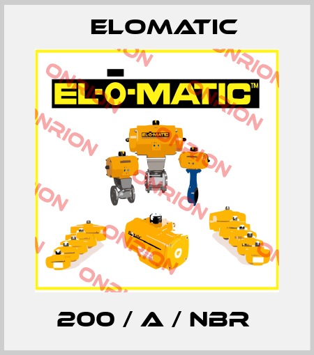 200 / A / NBR  Elomatic