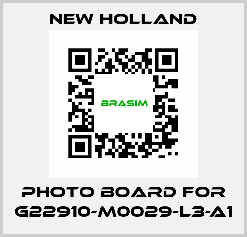 Photo Board for G22910-M0029-L3-A1 New Holland