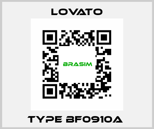 TYPE BF0910A  Lovato