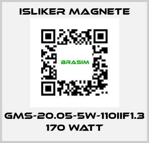 GMs-20.05-5W-110IIF1.3 170 watt ISLIKER MAGNETE