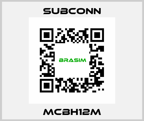 MCBH12M SubConn