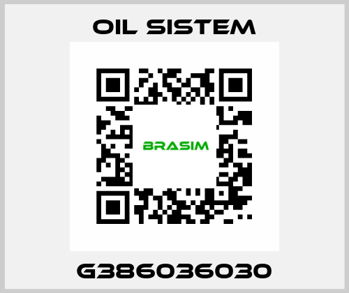 G386036030 Oil Sistem