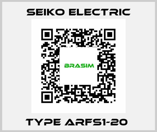 Type ARFS1-20  Seiko Electric