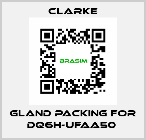 Gland Packing for DQ6H-UFAA50  Clarke