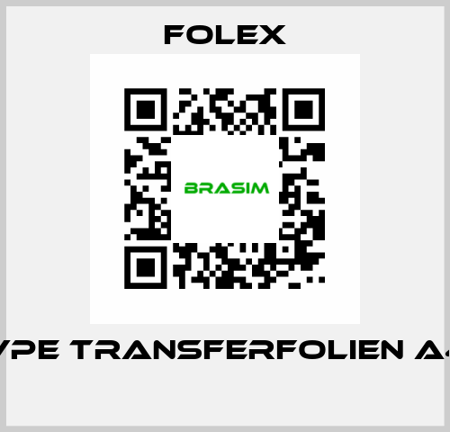 VPE Transferfolien A4   Folex