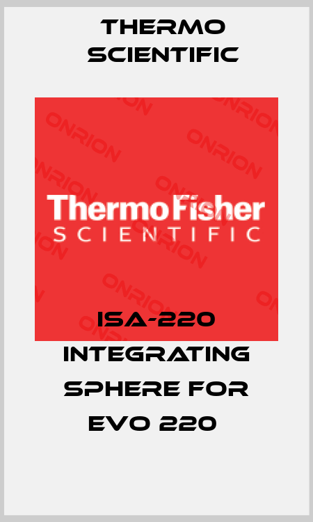 ISA-220 Integrating Sphere for EVO 220  Thermo Scientific