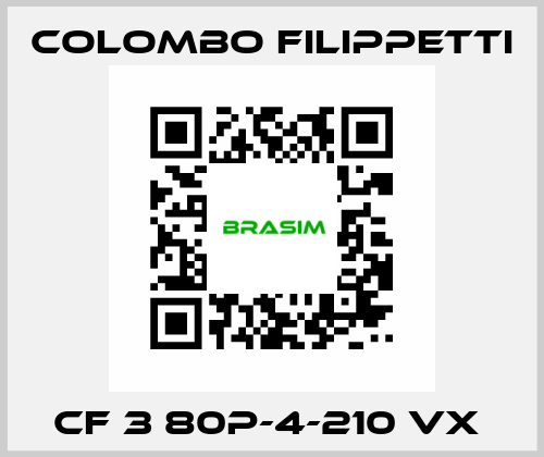 CF 3 80P-4-210 VX  Colombo Filippetti